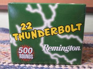500 rounds Remington thunderbolt .2...