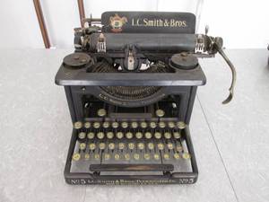 LC Smith number 5 typewriter...