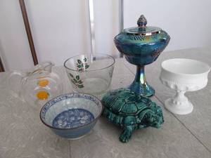 Decorative glassware and decor...