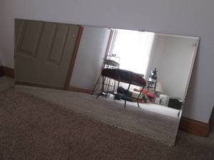 18x 40 beveled edge mirror...