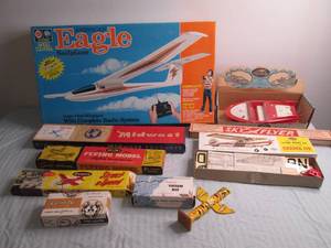 Lot of models and a radio controlle...