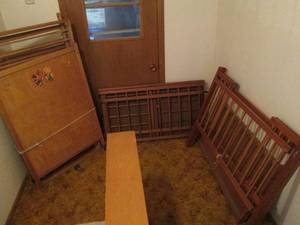 Lot of vintage cribs...