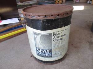 5 Gallons of fibered aluminum roof ...