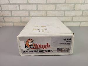 lot 545 image: NEW Tiger Tough Camo Seat Covers - 6040 Seat on 2014-2017 GM Trucks - Part No. 65504
