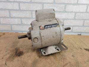 lot 601 image: POWR-KRAFT Dual Shaft Electric Motor - Untested (No Cord) - See Description for Pics