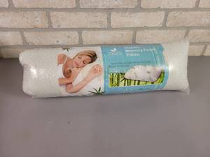 lot 613 image: NEW JOGAS Memory Foam Pillow - 18 x 26 - Bamboo Finer - Includes Pillow Protector