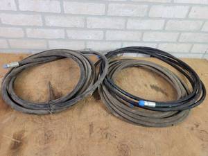 lot 631 image: Lot of Gates & Eaton Hydraulic Hoses - 38 and 14 - NO SHIPPING