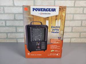lot 661 image: NEW IN BOX - Electric Utility Heater - 1500W - Model No. CZ798BK