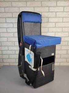 lot 669 image: The Keeper DLX Ice Fishing Chair  Storage - Approx. 30 x 16 x 10