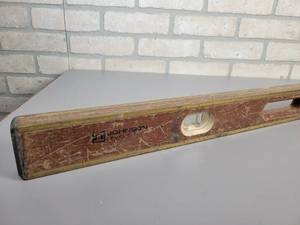 lot 677 image: Wood Johnson Level & Tool 47 Level - NO SHIPPING