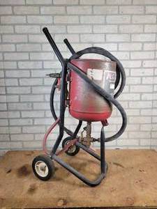 lot 694 image: ALC SandyJet Abrasive Blaster - Tank is Approx. 10 Diameter x 14 Tall - NO SHIPPING