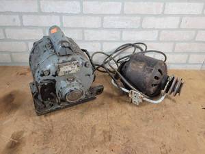 lot 701 image: (2) Electric Motors - Untested (No Cords  Bad Cord) - See Description for Specs - NO SHIPPING