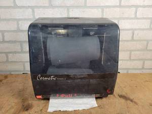 lot 715 image: Cormatic Wall Mount Paper Towel Dispenser - Even has some towels - NO SHIPPING