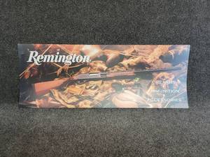 lot 202 image: Remington Shotgun Advertisement - Translucent for Placement on a Lightbox Display