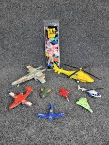 lot 219 image: Lot of Airplanes and Helicopters - and a Member of the Star Wars Action Fleet