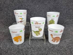 lot 229 image: Lot of (5) The Land Before Time Plastic Promotional Cups