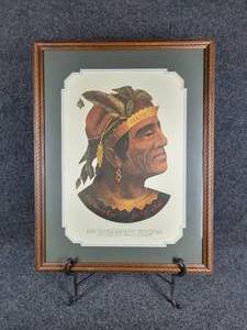 lot 3 image: Beautifully Framed and Matted Chief Sleepy Eye Convention Print