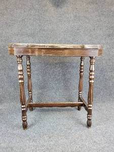 lot 378 image: Small Wood Hallway Table - NO SHIPPING