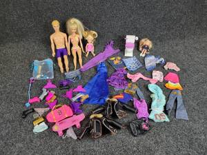 lot 382 image: Barbie, Ken, Stacie, Clothes, Accessories, and More