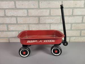 lot 56 image: Mini Radio Flyer Red Wagon