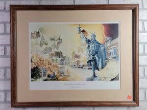 lot 14 image: City of Charm and Tradition Signed & Numbered Marian Anderson Framed Print - #113950