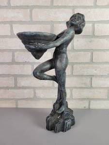 lot 43 image: Nude Woman Bronze Statue - Approx. 18.5 Tall