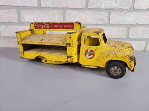 lot 45 image: 195758 Buddy L Pressed Steel Coca-Cola Route Truck - Approx. 15 Long