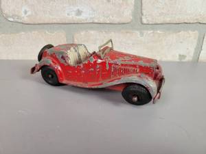 lot 84 image: 1950s HUBLEY Kiddie MG Roadster Diecast Car Toy - Approx. 6 Long