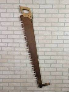 lot 98 image: Antique 2-Man Tree Saw - Approx. 53 Long - NO SHIPPING