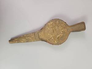 lot 134 image: Vintage Wood and Brass Bellows