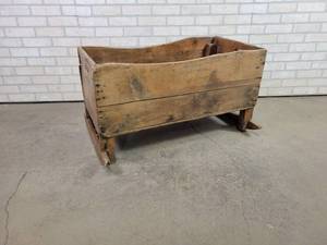 lot 142 image: Antique Baby Cradle - NO SHIPPING