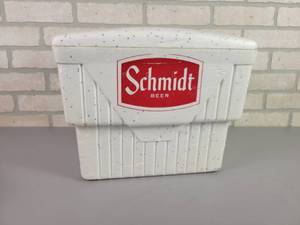 lot 145 image: Vintage Schmidt Beer Styrofoam Cooler