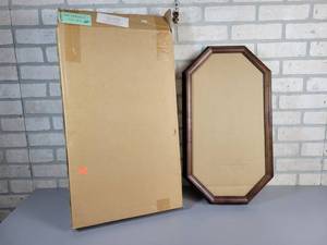 lot 404 image: New in Box frame for (2) Collector Plates - Approx. 24 x 13