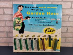 lot 2199 image: 1958 GATES Metal Garden Hose Sales Display