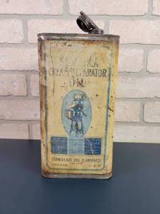 lot 2202 image: Early STANDARD OIL COMPANY Superla Cream Separator Oil 1-Gallon Metal Can