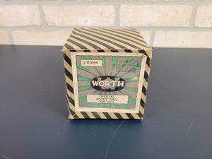 lot 2243 image: New Old Stock WORTH Softball Official Night Ball Pure Kapok in Original Box