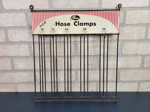 lot 2281 image: Vintage Gates Hose Clamp Metal Store Display