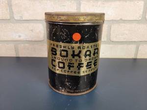 lot 2345 image: Antique 1# BOKAR Ground to Order Coffee Can - New York, NY