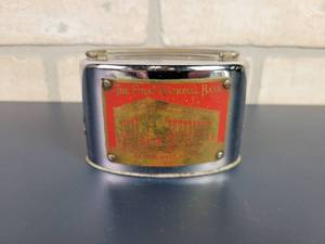 lot 2383 image: Vintage Stronghart Co. Coin Bank - The First National Bank - Mankato, MN