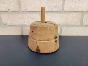 lot 2387 image: Antique Wood Butter Press