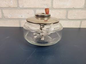 lot 2408 image: Vintage Glass Whipper for Eggs, Cream and More