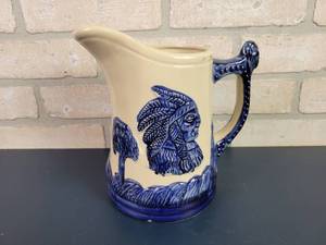 lot 2426 image: Old Sleepy Eye Cobalt Blue Pitcher