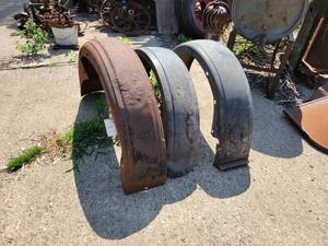 lot 28 image: Pair of 1930s Chevrolet Fenders and More