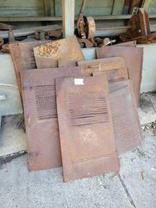 lot 44 image: Lot of Assorted Hood Parts  Sides