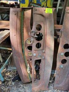lot 80 image: Pair of Antique Car Dash Panels