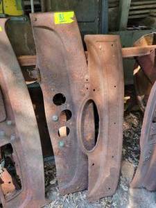lot 81 image: Pair of Antique Car Dash Panels