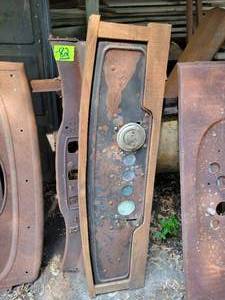 lot 82 image: Pair of Antique Car Dash Panels