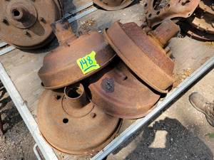 lot 148 image: (4) FORD Model A Front Brake Drums
