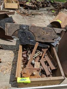 lot 180 image: Large Lot of Misc. Car Parts - Carburetors, Brackets and More