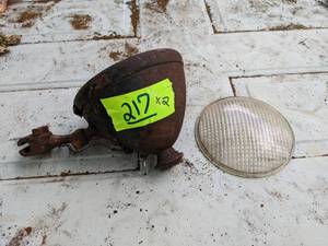 lot 217 image: Antique Headlight  Spotlight